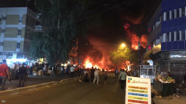 Du teqînan bajarê Bexdayê hejand